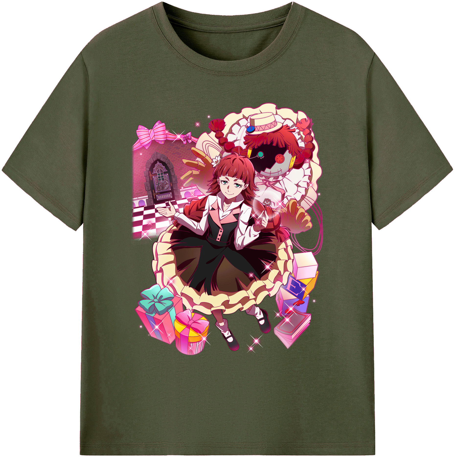 （画像用） 文豪ストレイドッグス Bungo Stray Dogs 綿100％ メンズ半袖Tシャツ｜肌触りやわらか＆通気性